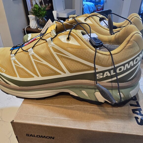 Salomon XT-6 GORE-TEX Antelope Icicle Portabella L47581000 Men's Size 13 NEW - Picture 6 of 15